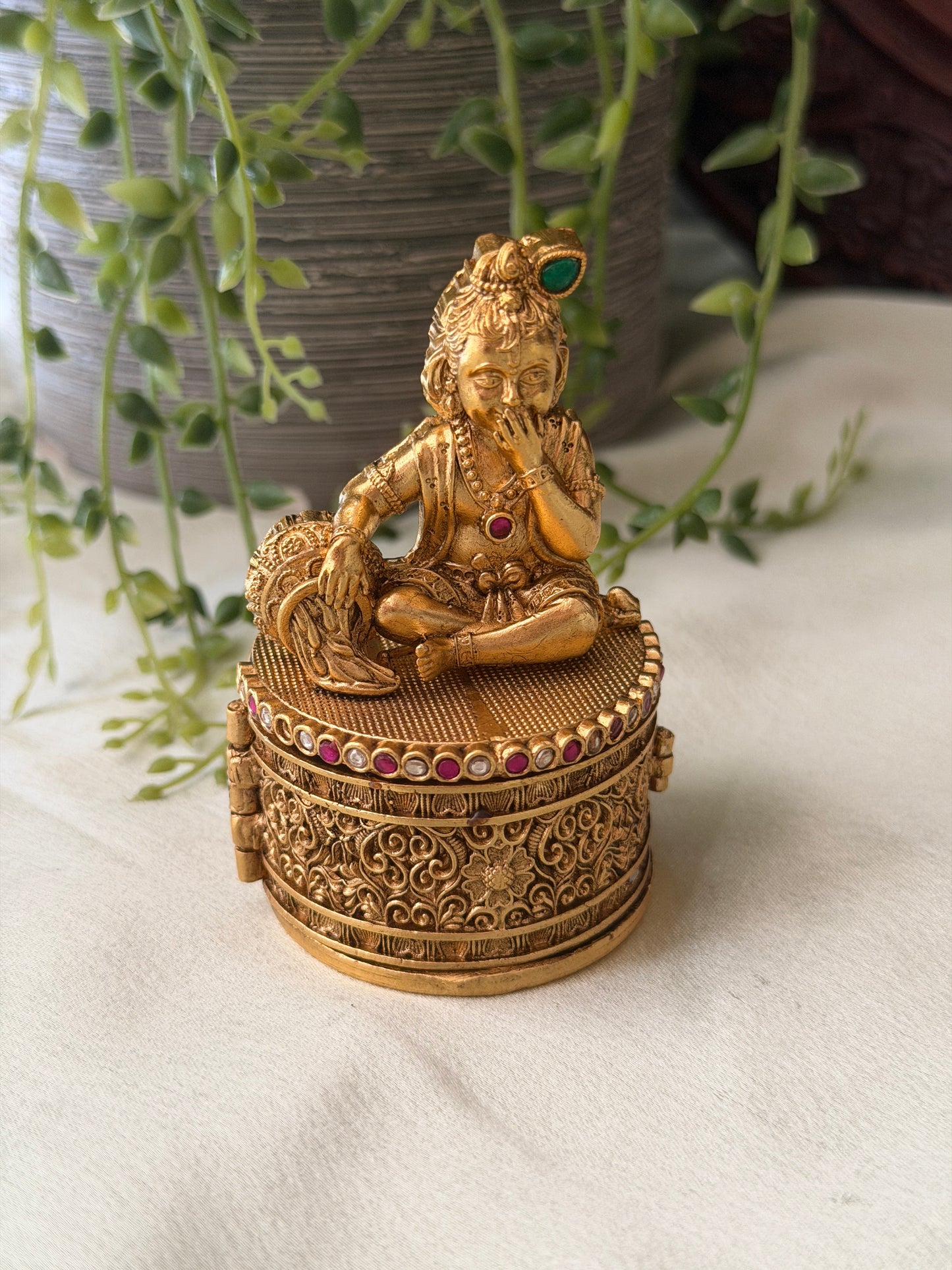 Kannaiyya Antique Kumkum Box