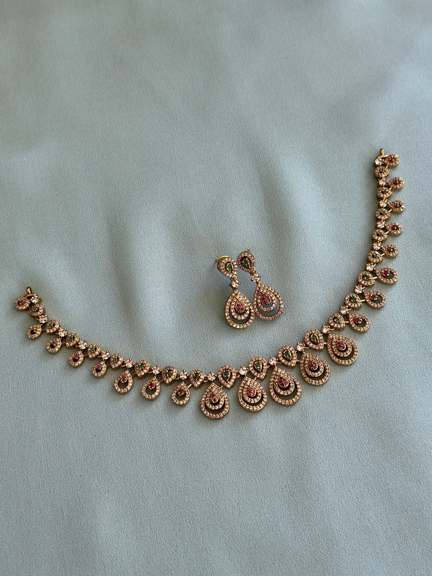 AD Water Drop Necklace