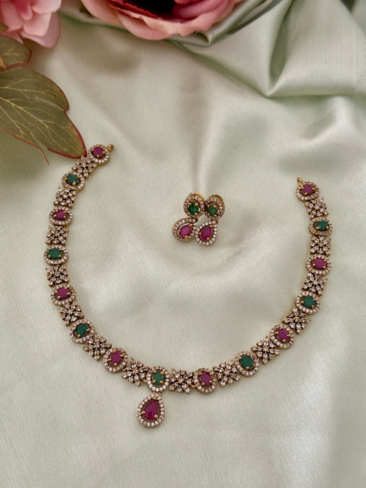 Deepanshi AD Necklace