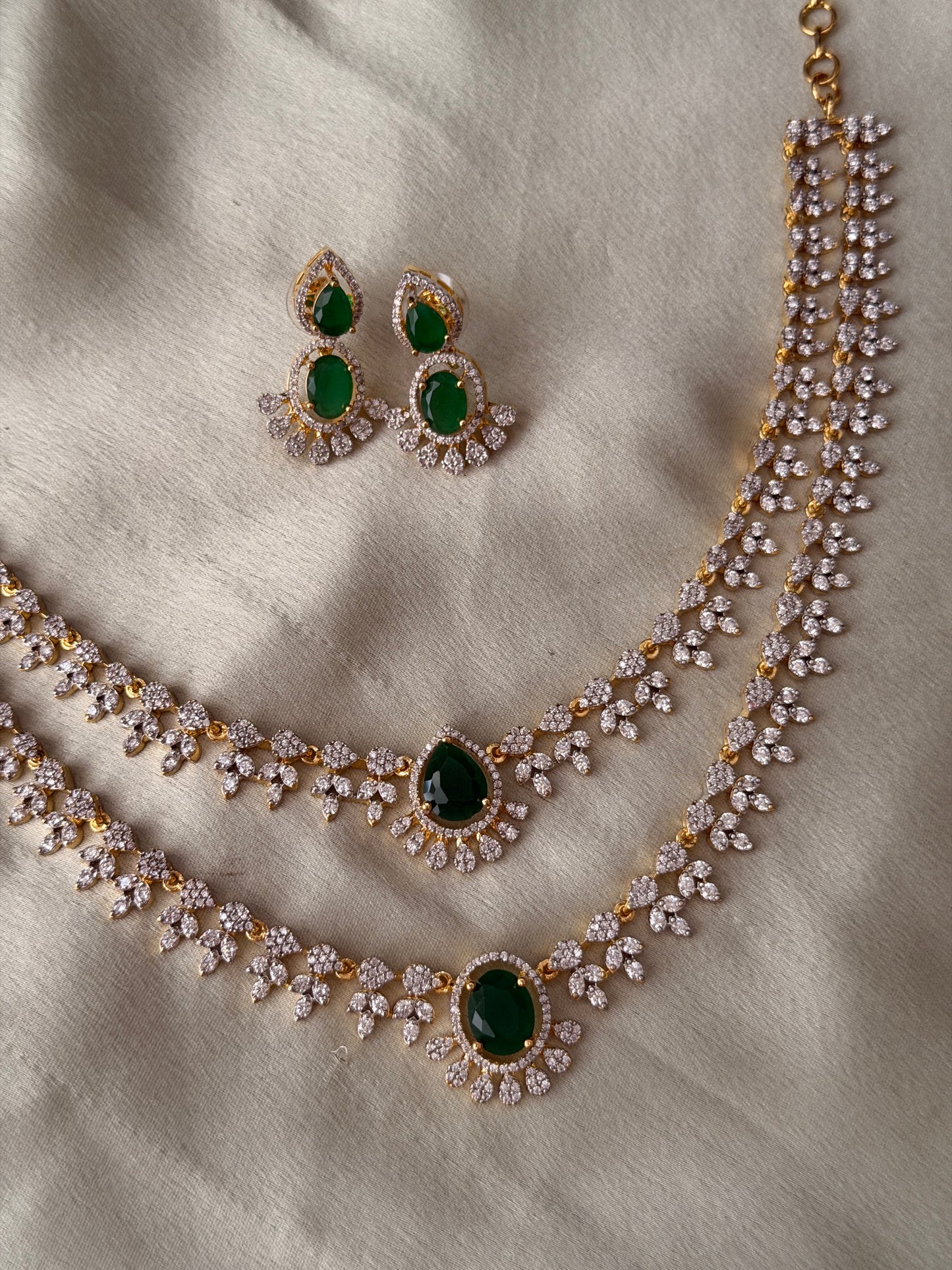 Anashima 2 Layer Diamond Necklace