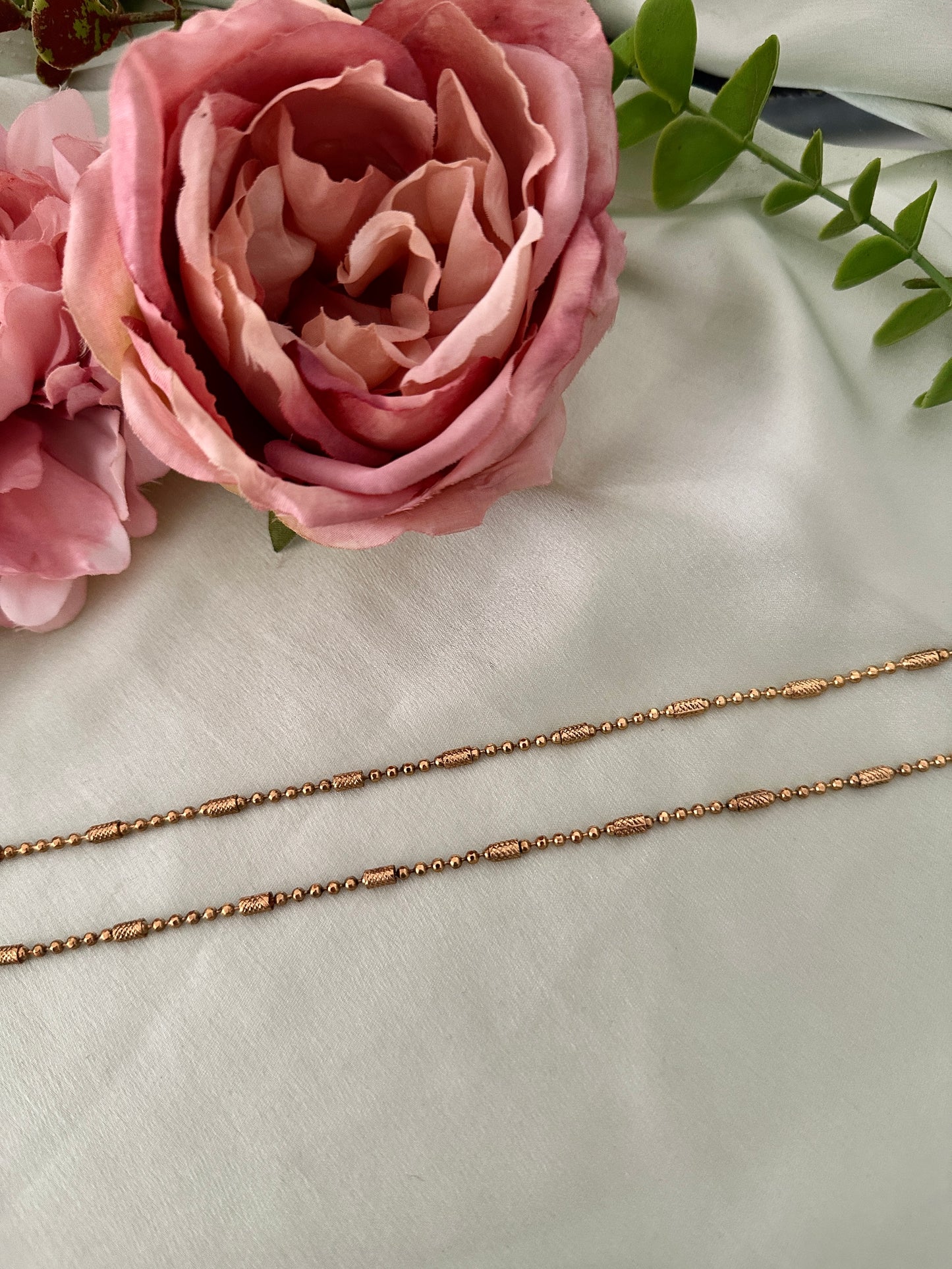 Gold lookalike Anklets