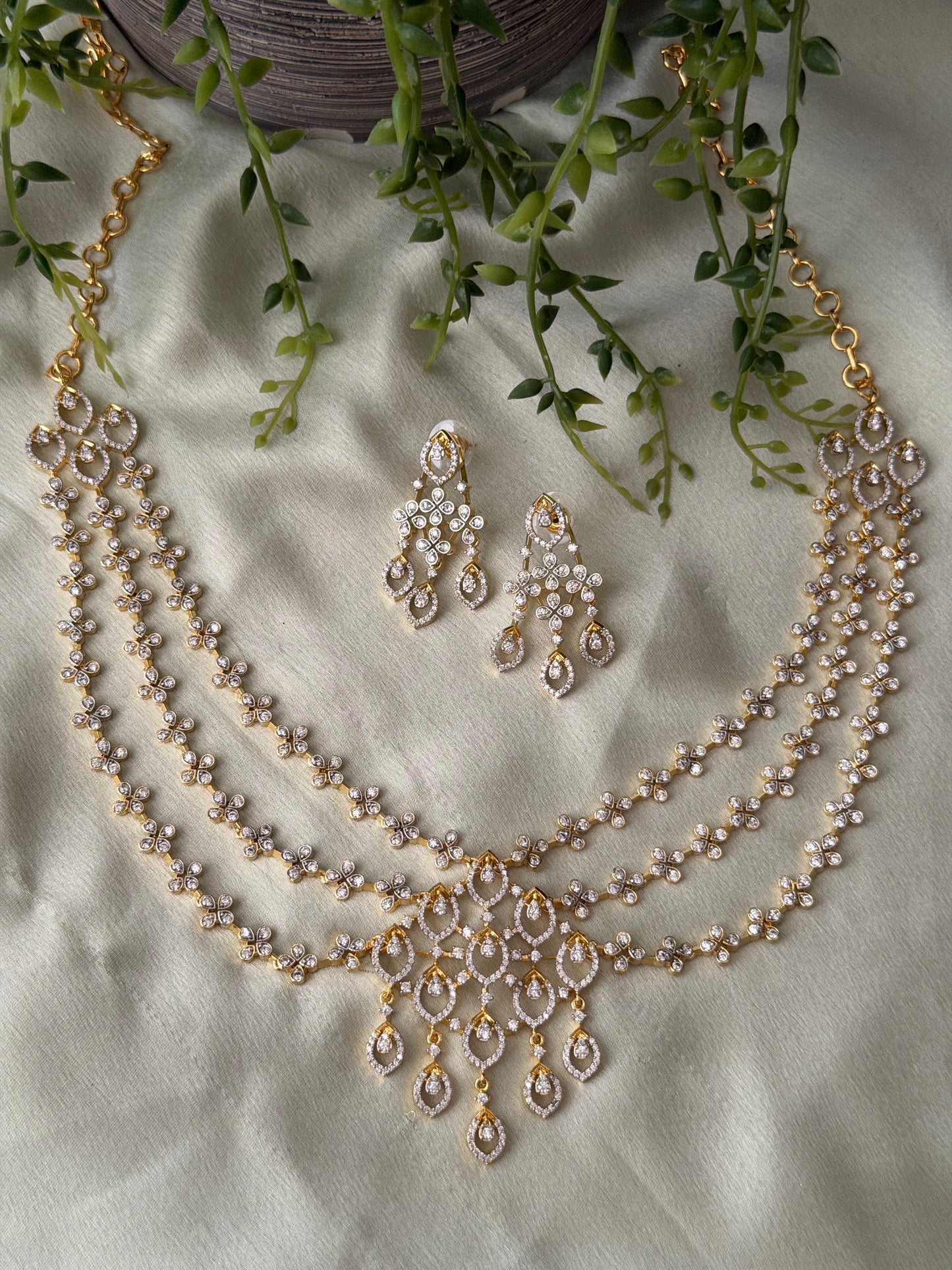 Diana 3 Layer Necklace