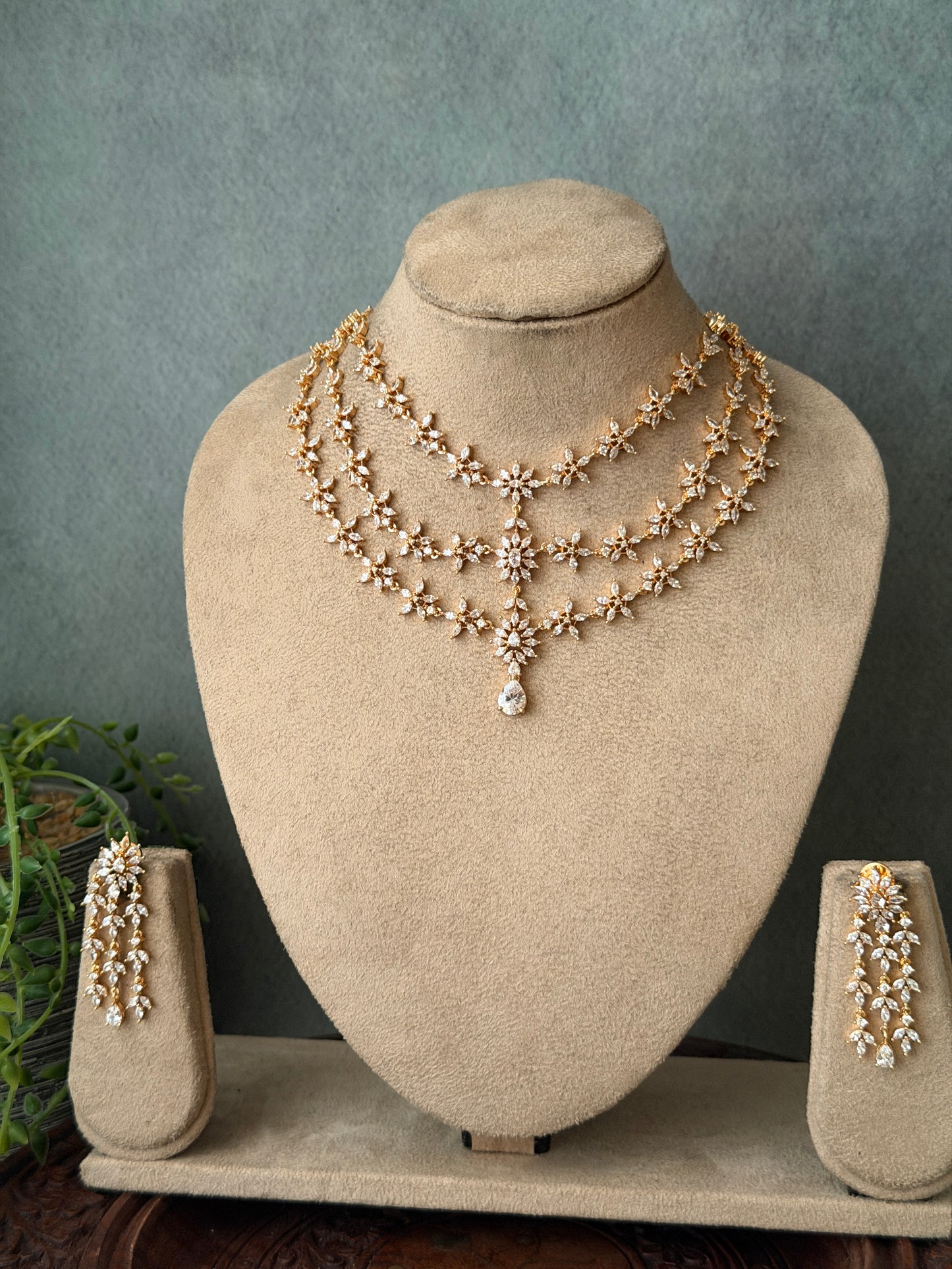 Rosaleena AD Layered Necklace