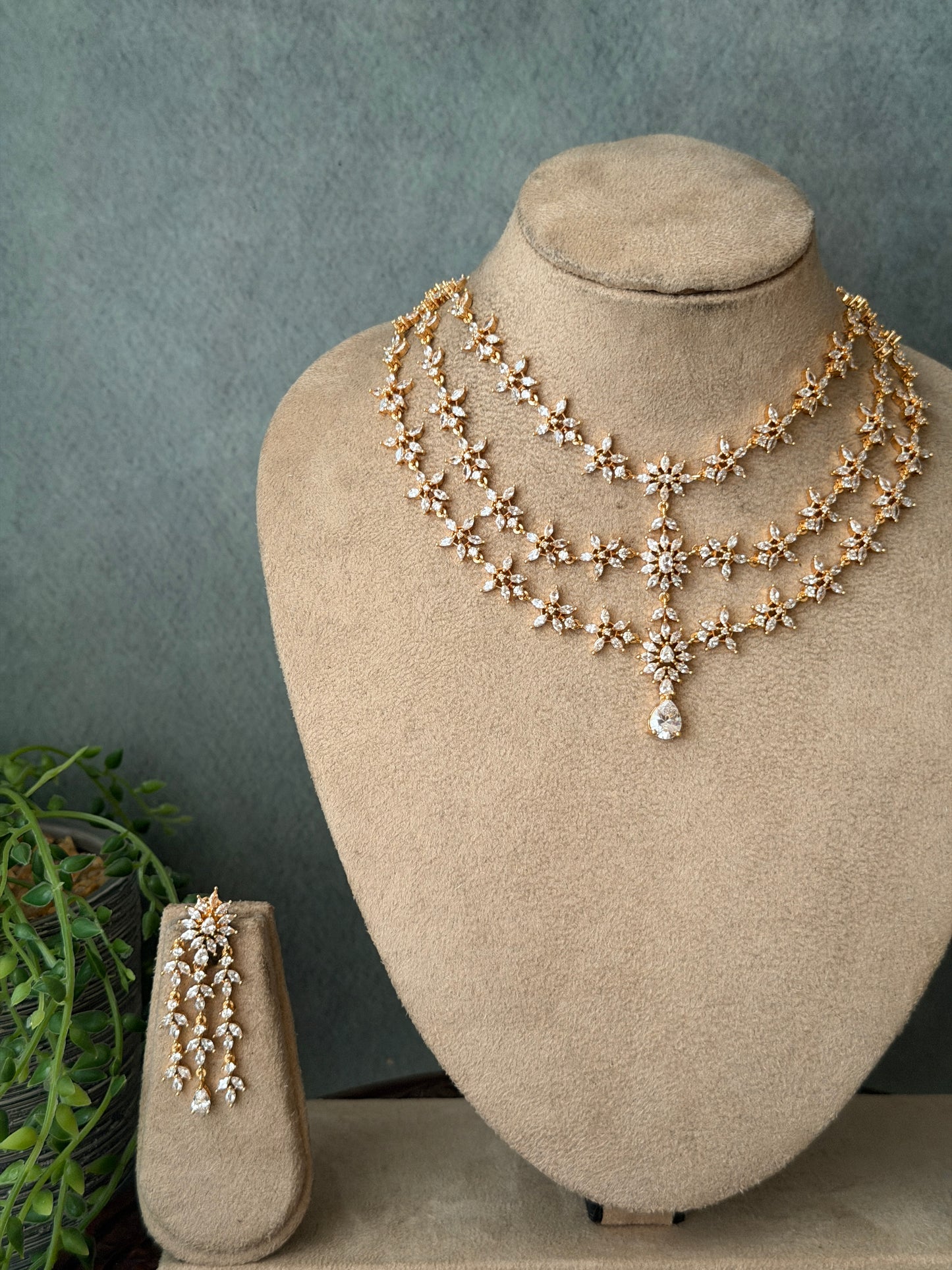 Rosaleena AD Layered Necklace