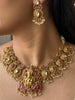 Yaamini Gold Replica Guttapusalu Necklace