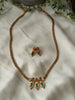 Tri Locket Palakka Budgeted Chain set