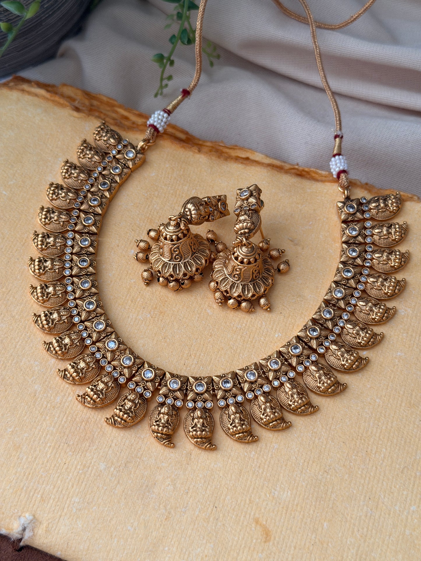 Gold Replica Mango Necklace