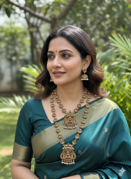 24Ct Replica Antique Gold Bridal Combo