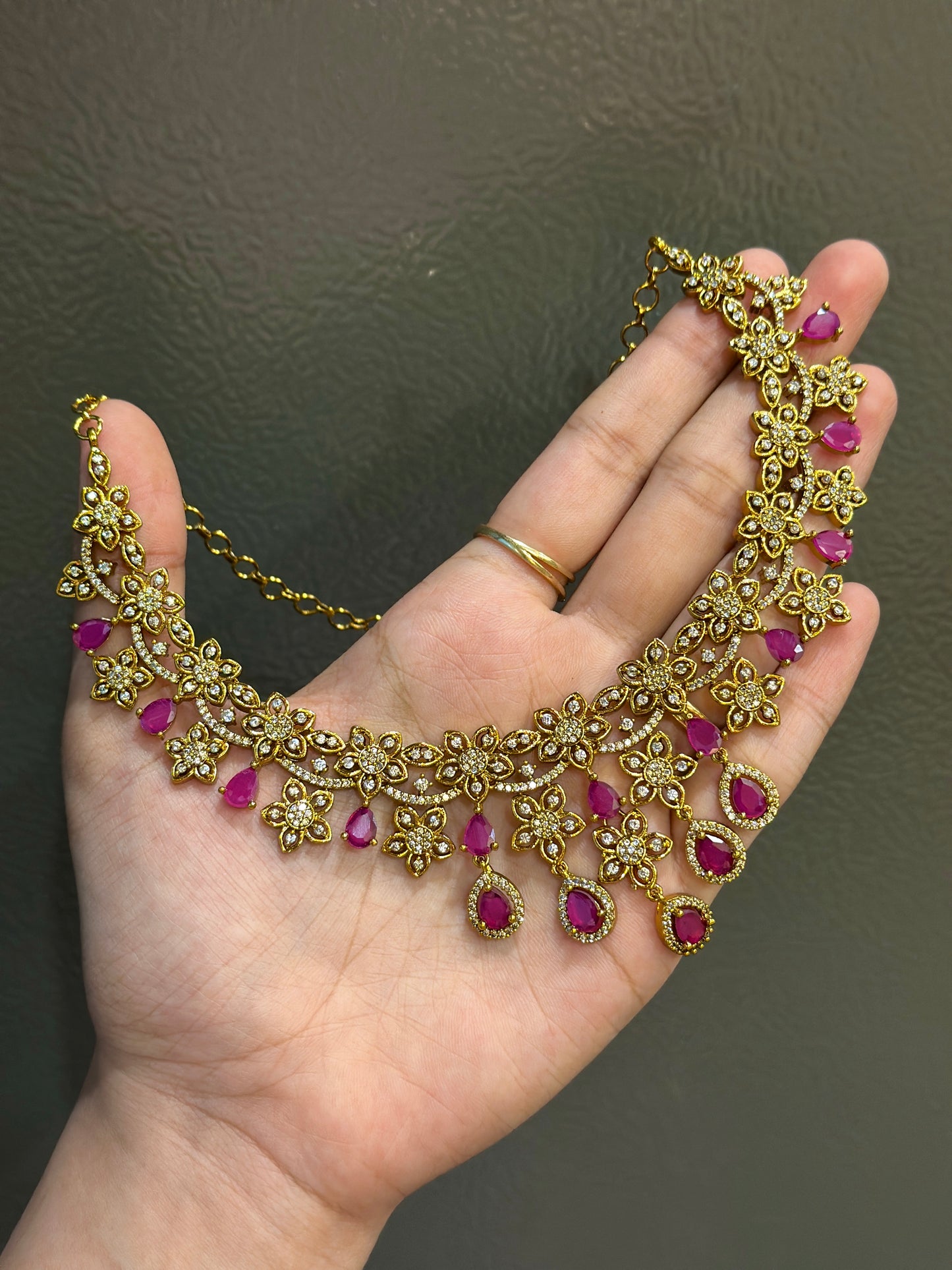 Sufiya AD Necklace