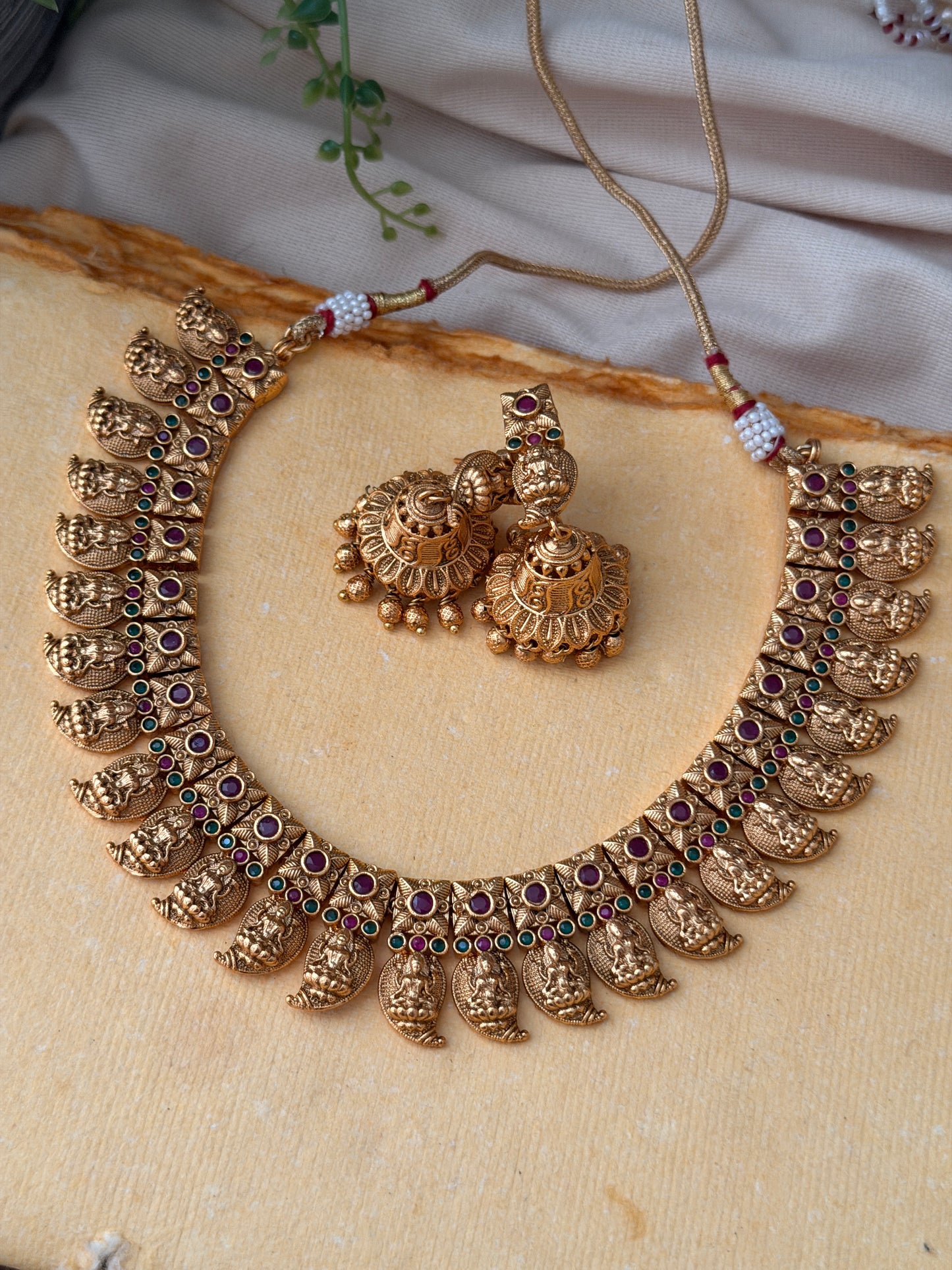 Gold Replica Mango Necklace
