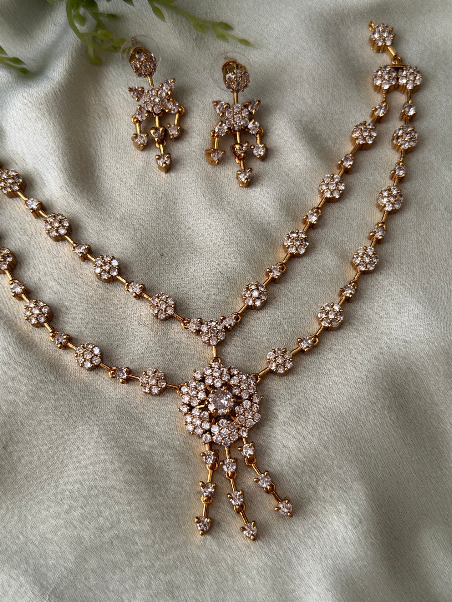 Tanisha 2 Layer AD Necklace