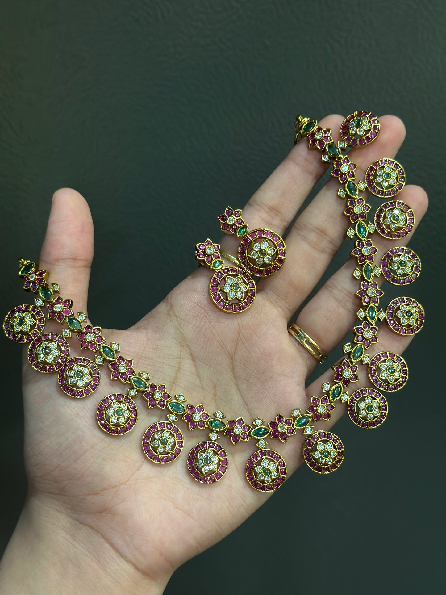2 in 1 Jadau Necklace