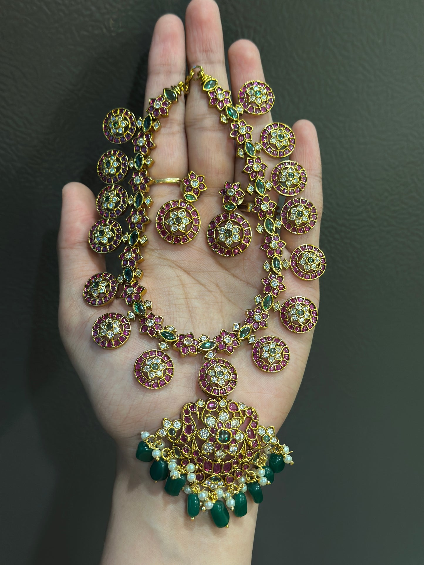2 in 1 Jadau Necklace