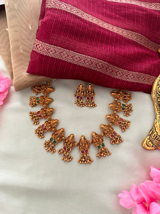 Ganapathi Ghungroo Necklace