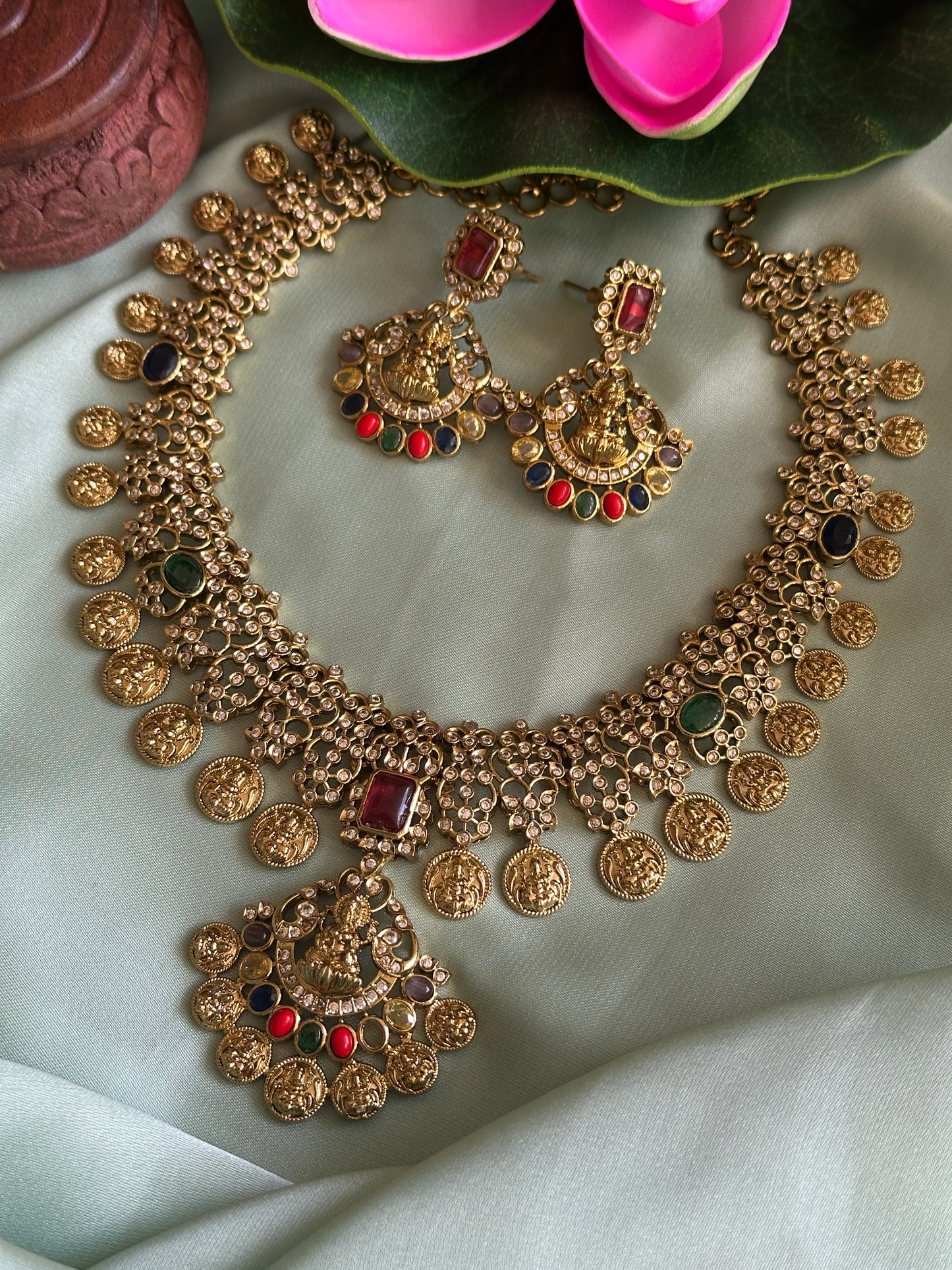 Nimisha Coin Necklace (Premium)