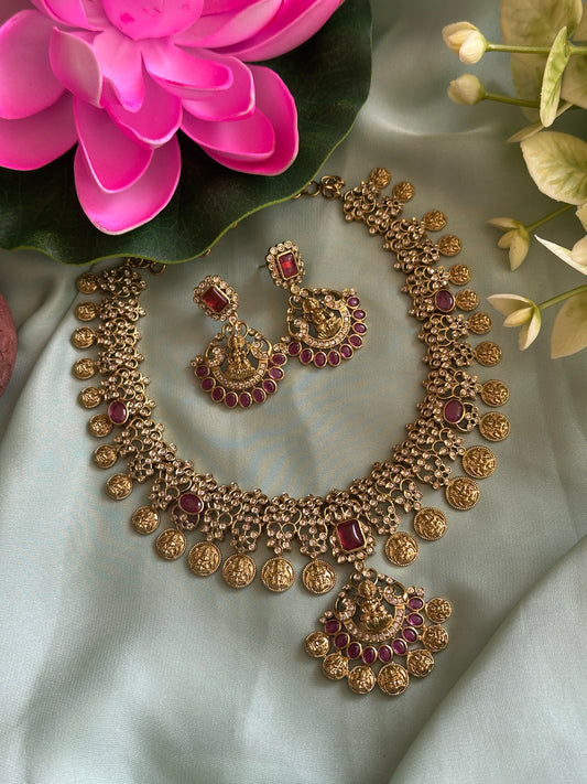Nimisha Coin Necklace (Premium)
