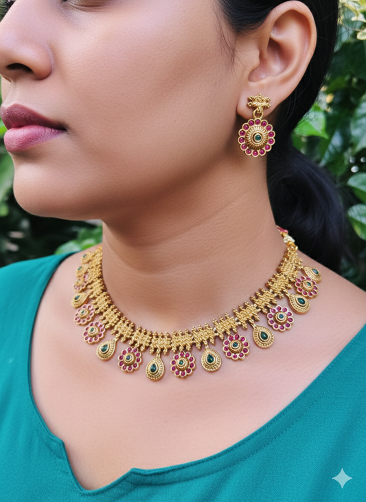 Drop x Flora Necklace