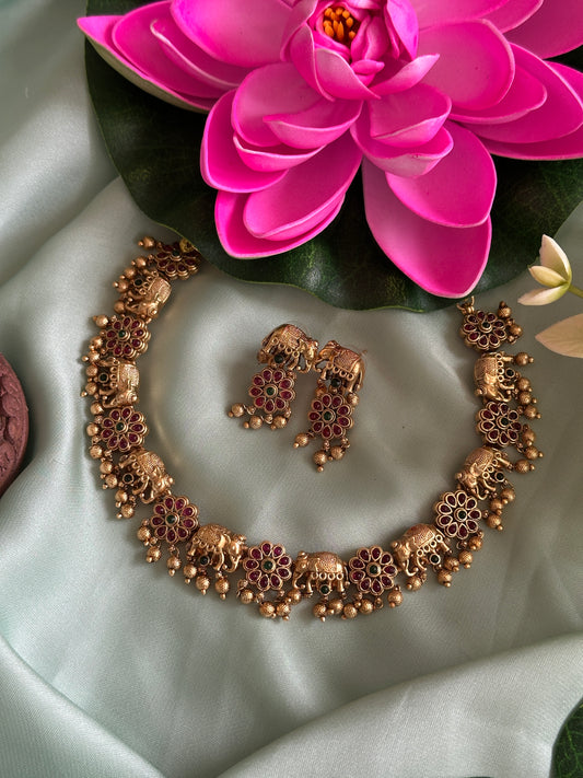 Tusker x Flora Necklace