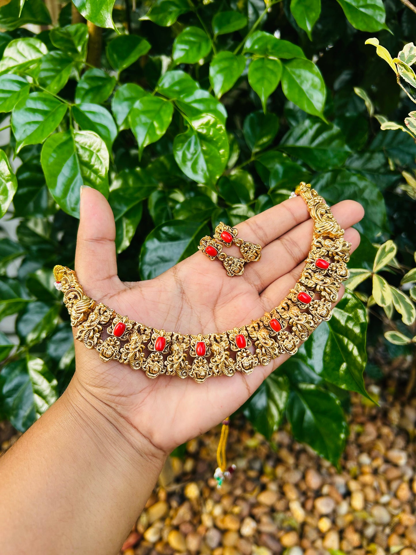 Vamshi Coral Necklace