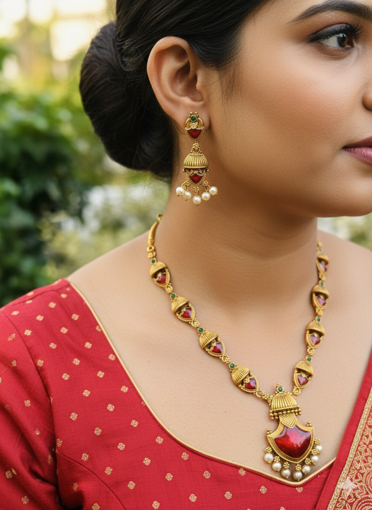 Umbrella Palakka Necklace