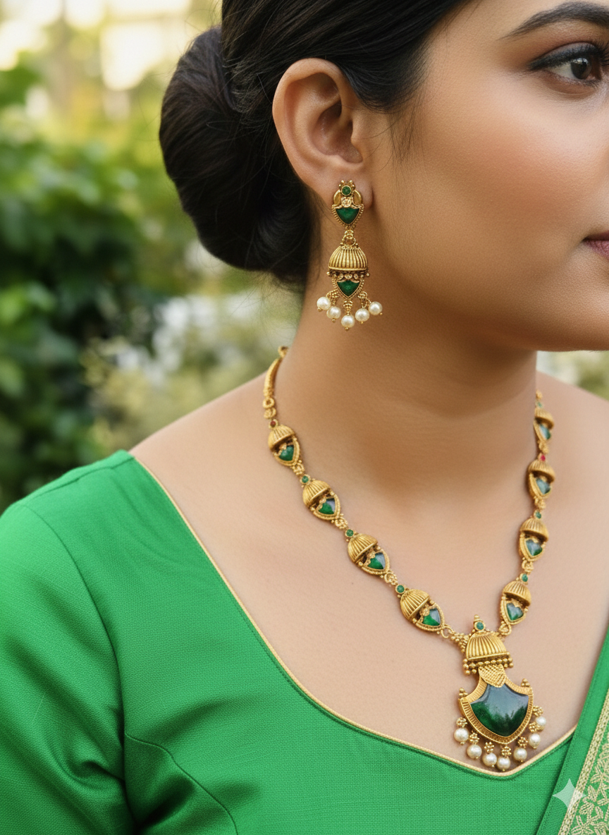 Umbrella Palakka Necklace