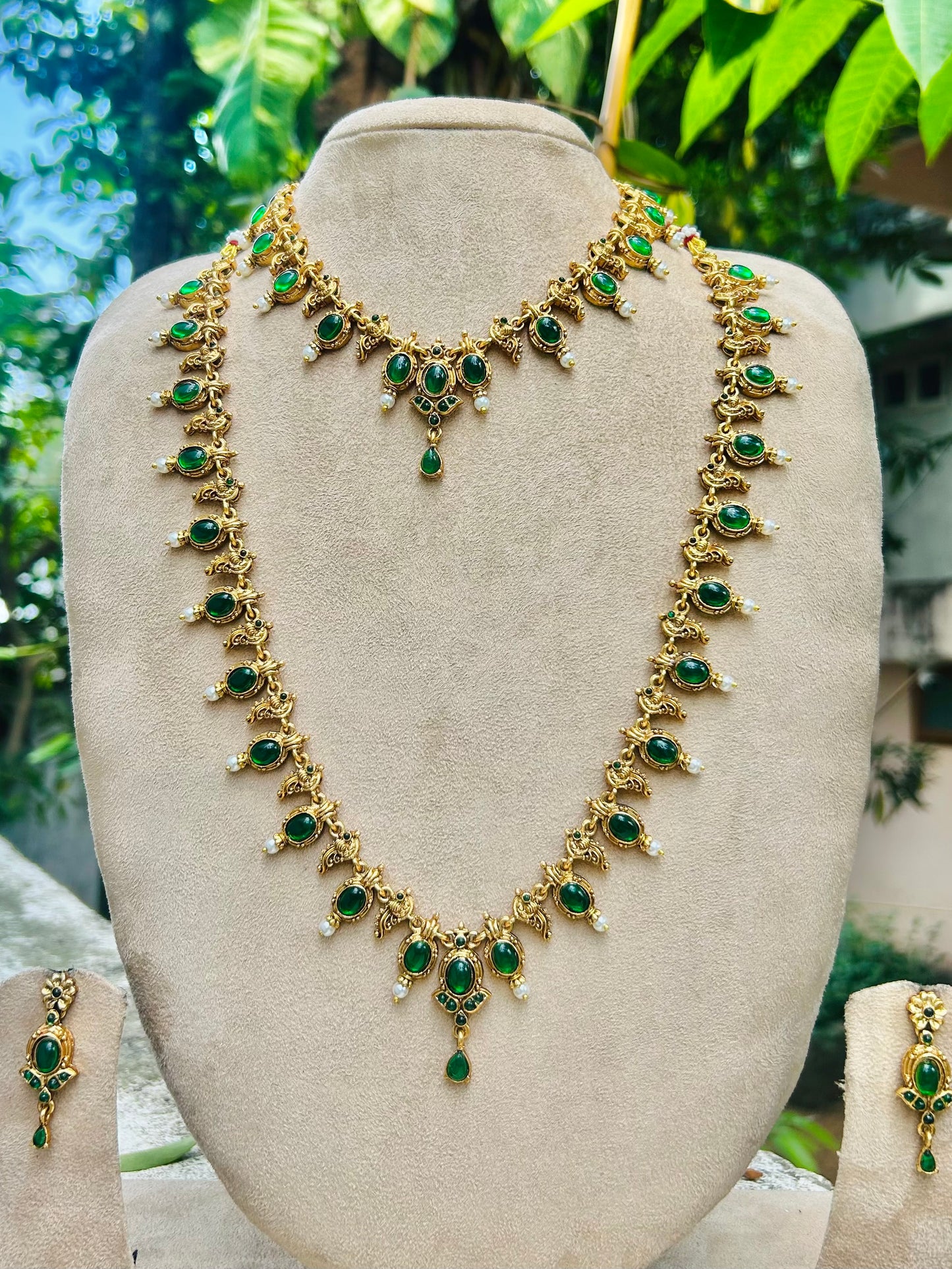 Emerald Drop Bridal Combo