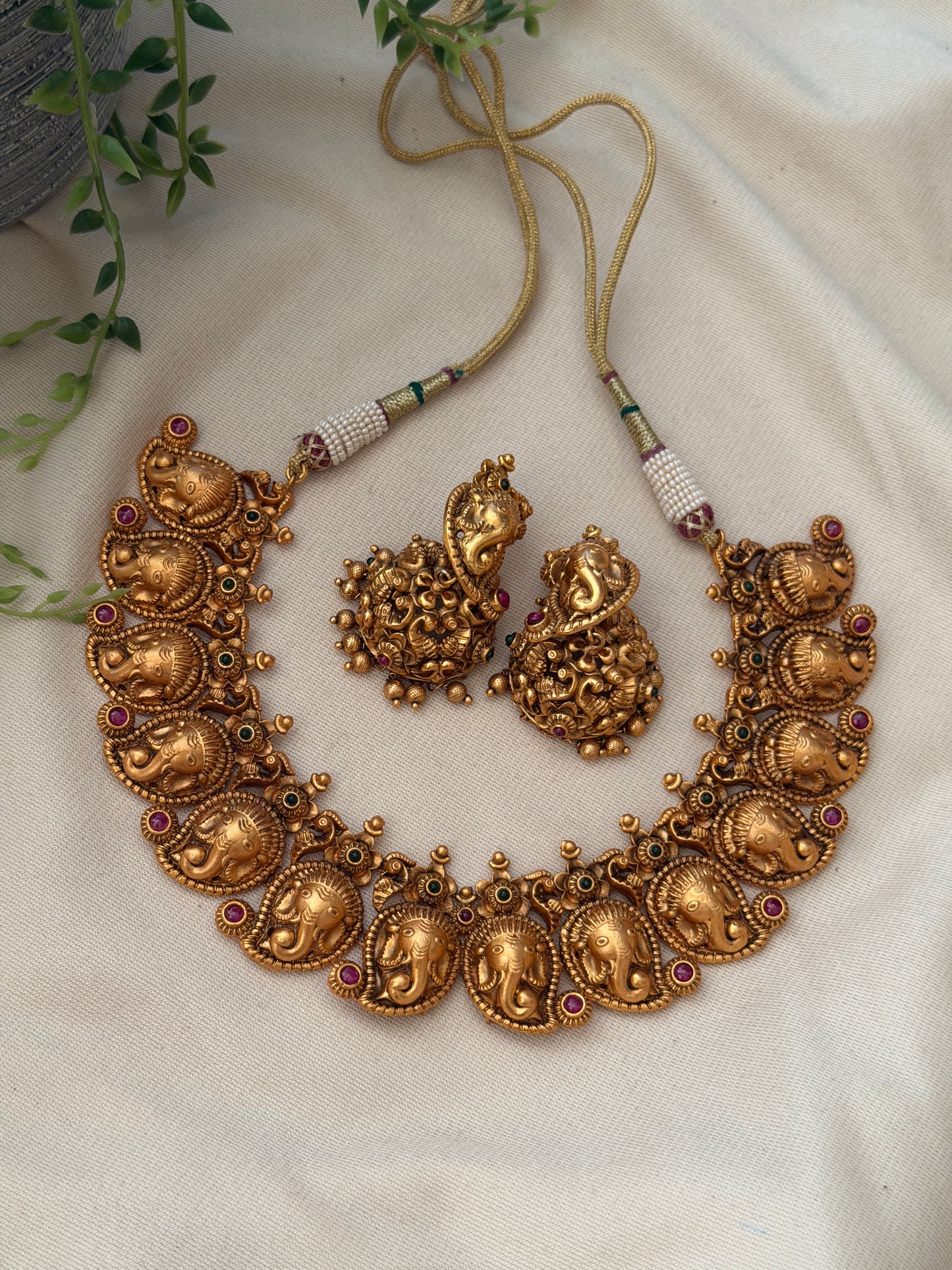 Gajanan Antique Necklace