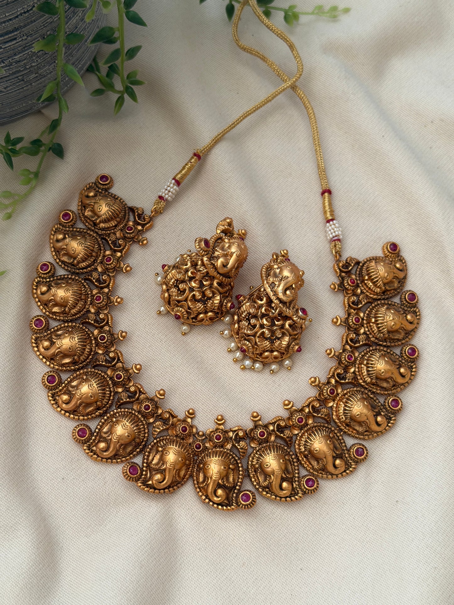 Gajanan Antique Necklace