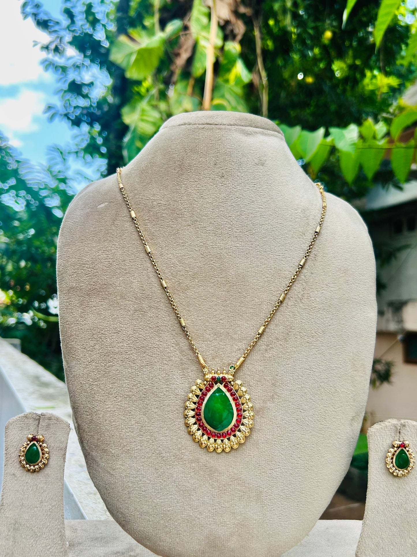 Tear Drop Palakka Chain