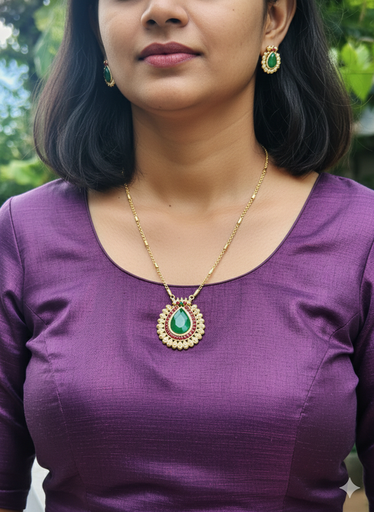 Tear Drop Palakka Chain
