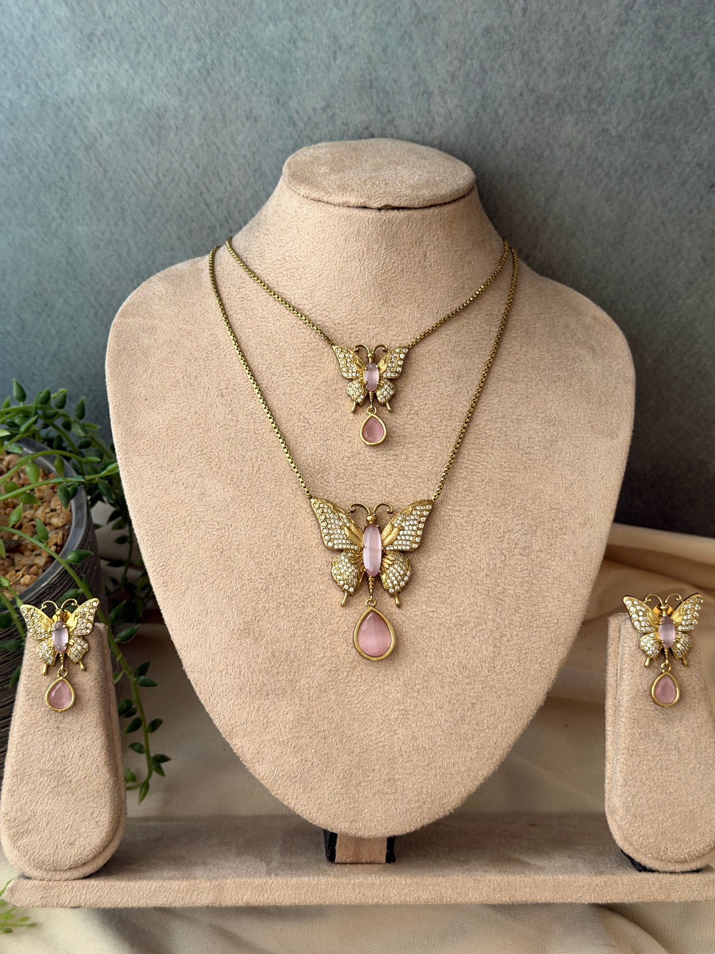 Papillion Dual Layer Necklace