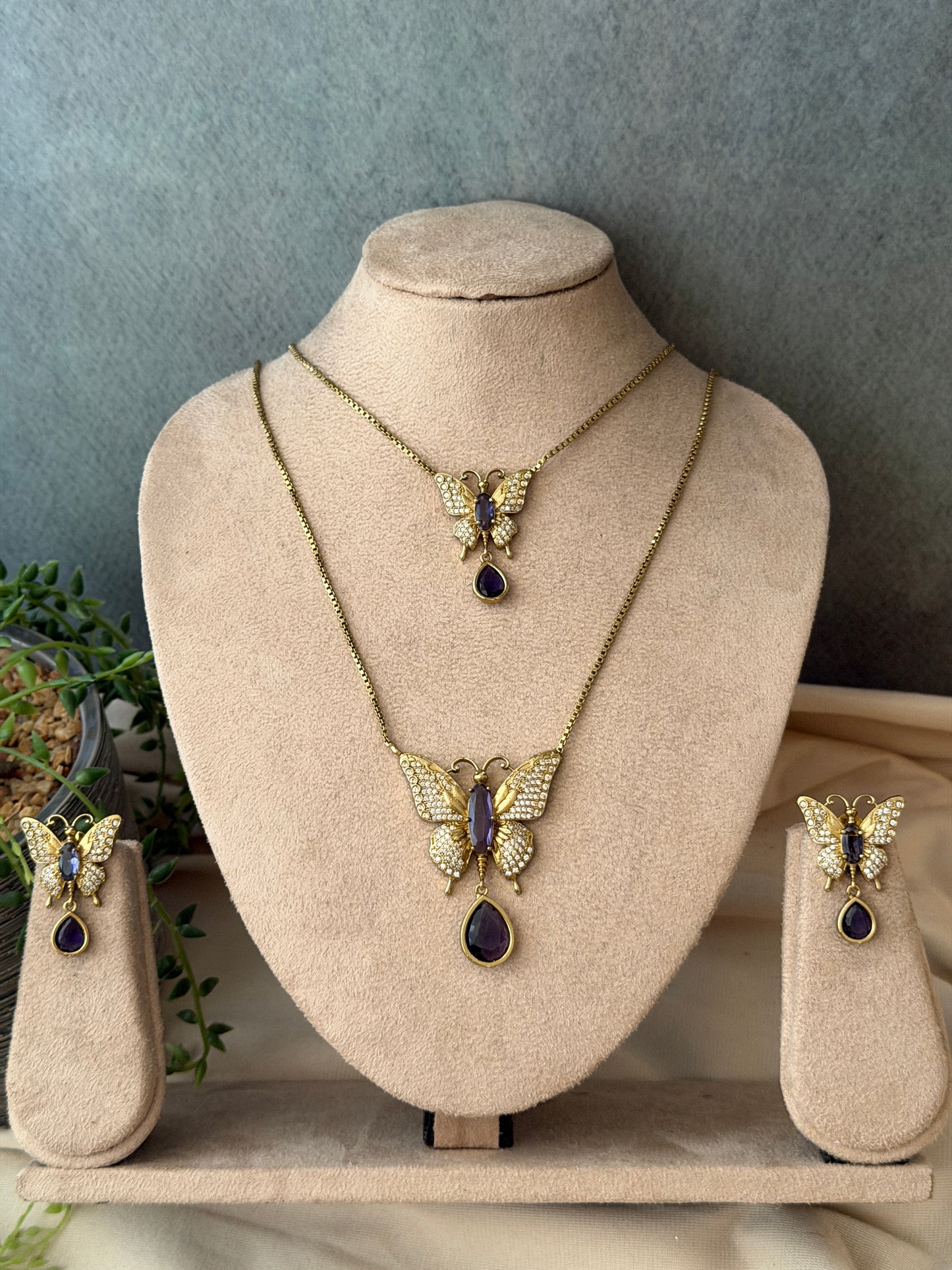 Papillion Dual Layer Necklace