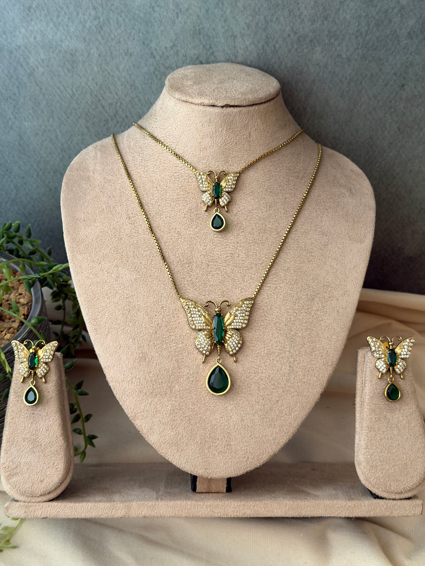Papillion Dual Layer Necklace