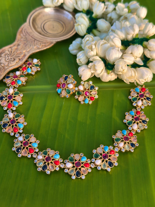 Premium Navaratna Necklace