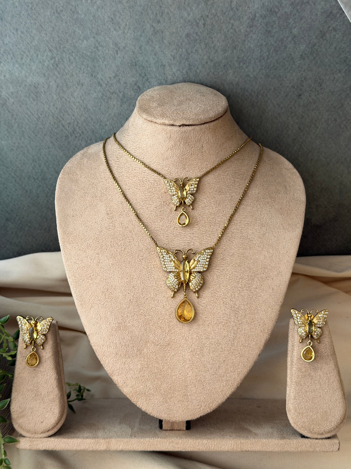 Papillion Dual Layer Necklace