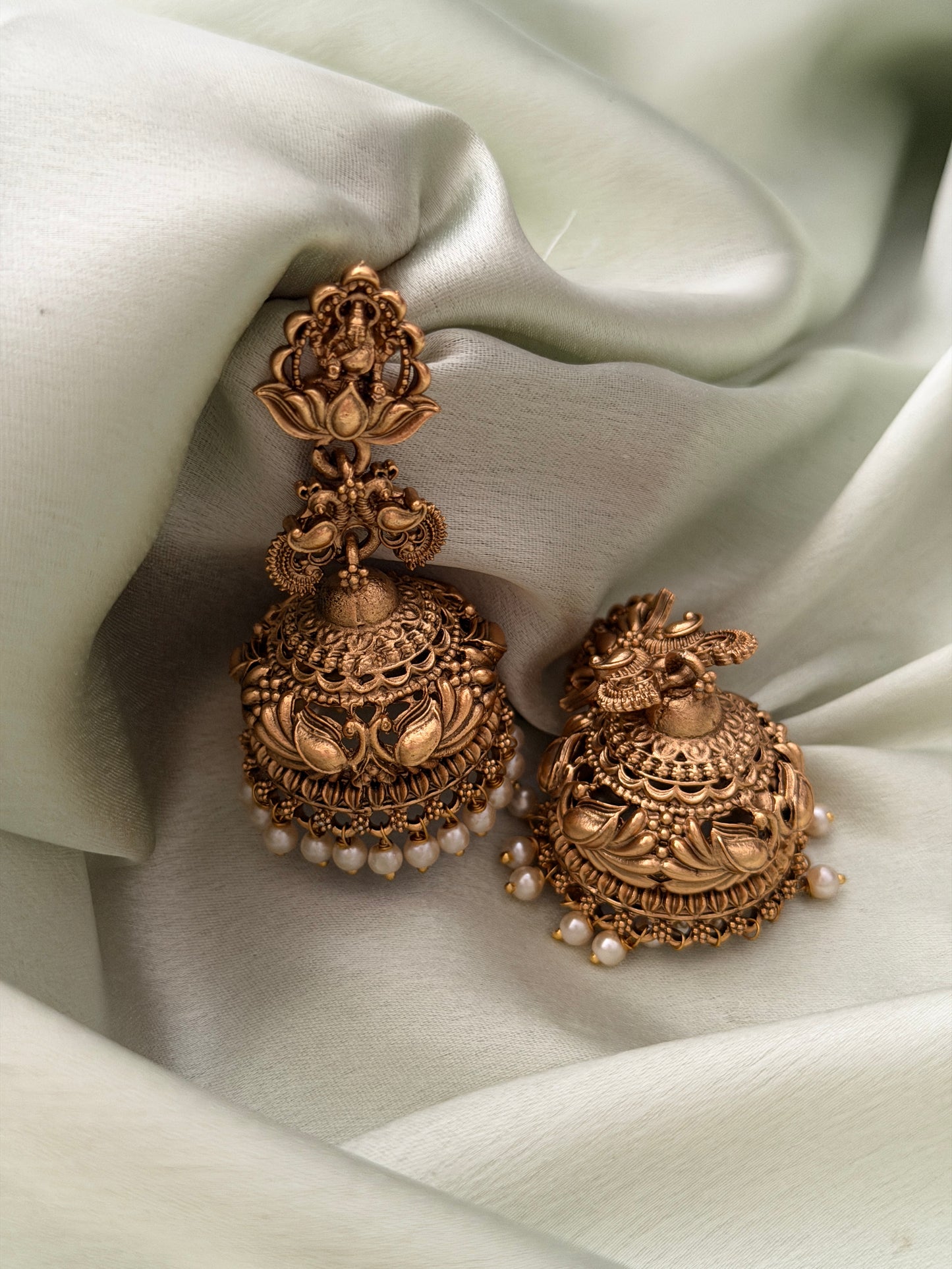 Vajram Bridal Jhumkas