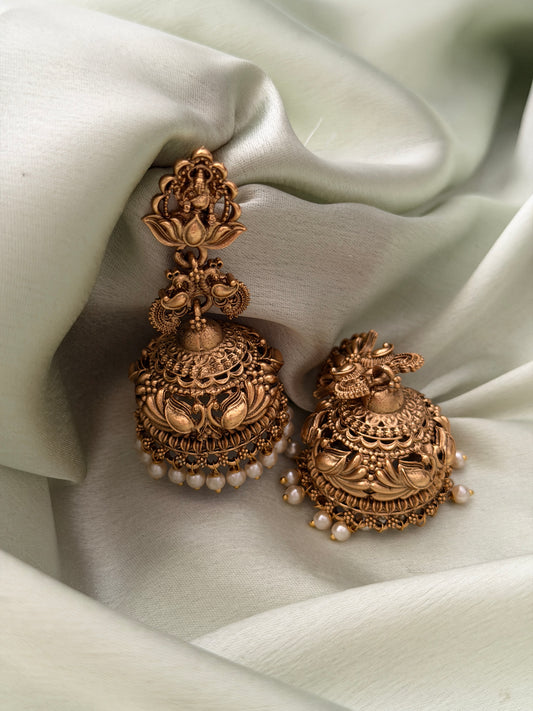 Vajram Bridal Jhumkas