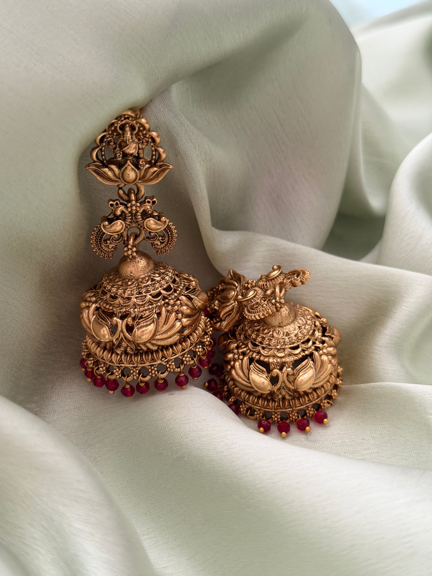 Vajram Bridal Jhumkas