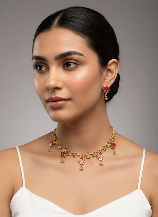 Mini Chakra x Padma Necklace