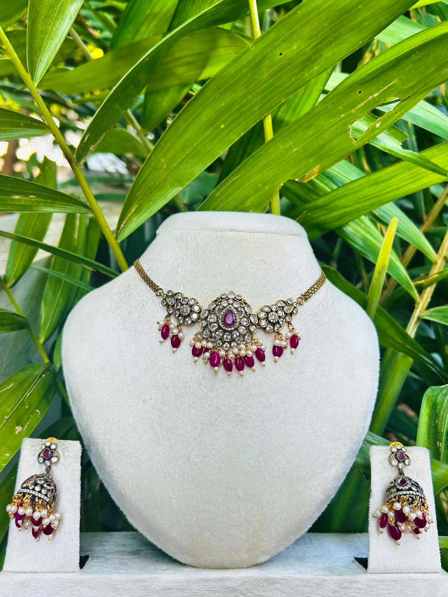 Victorian Stone Choker