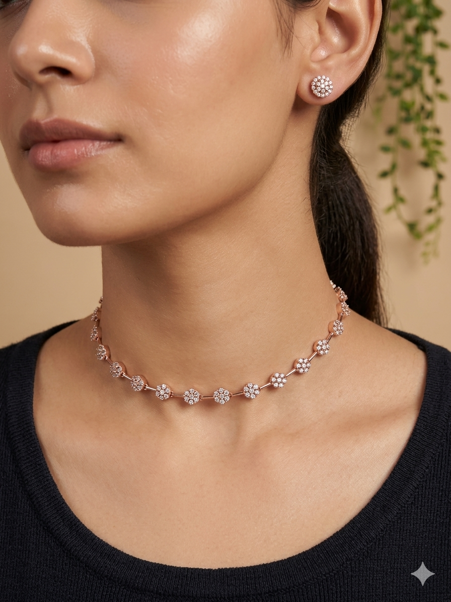Navika One Line Choker Colours