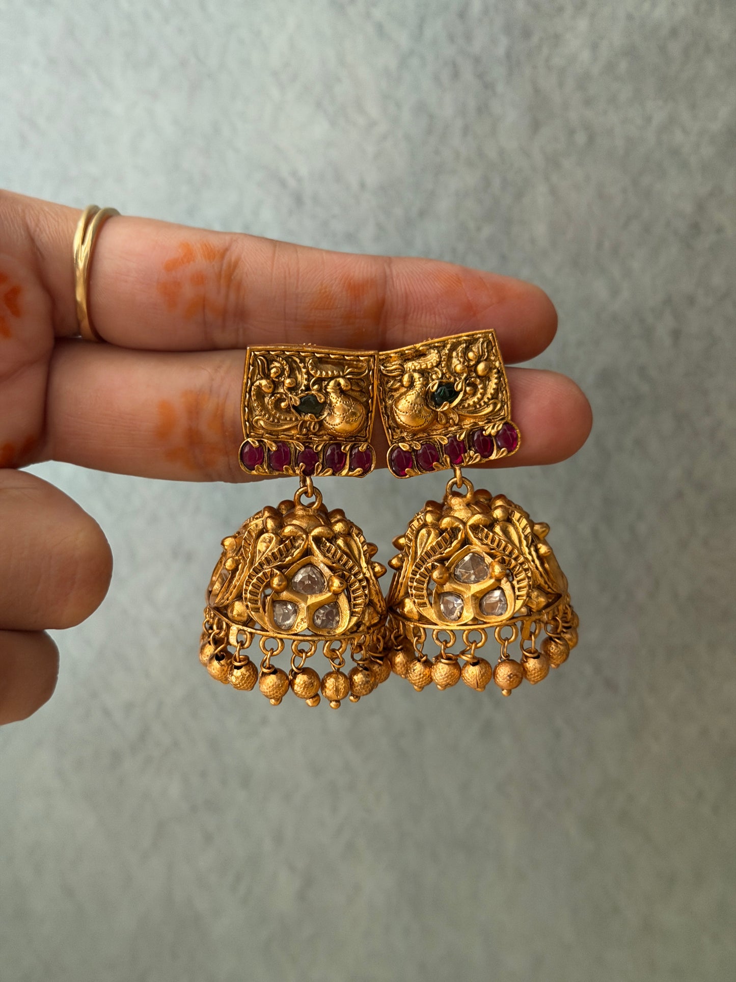 Kemp x Polki Morah Jhumkas
