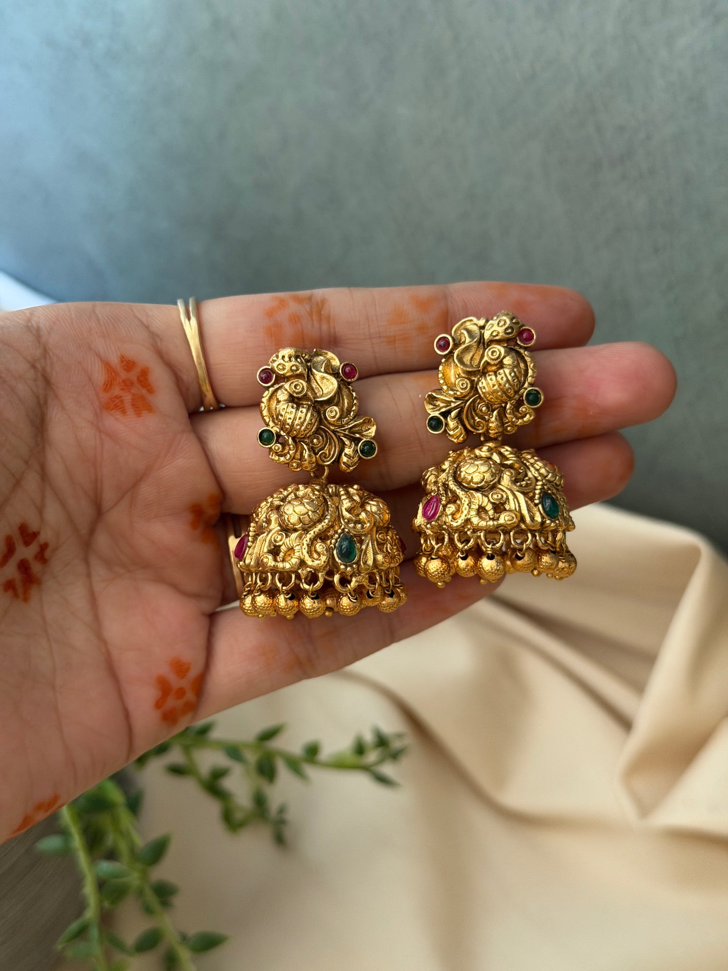 Nagas Antique Jhumkas