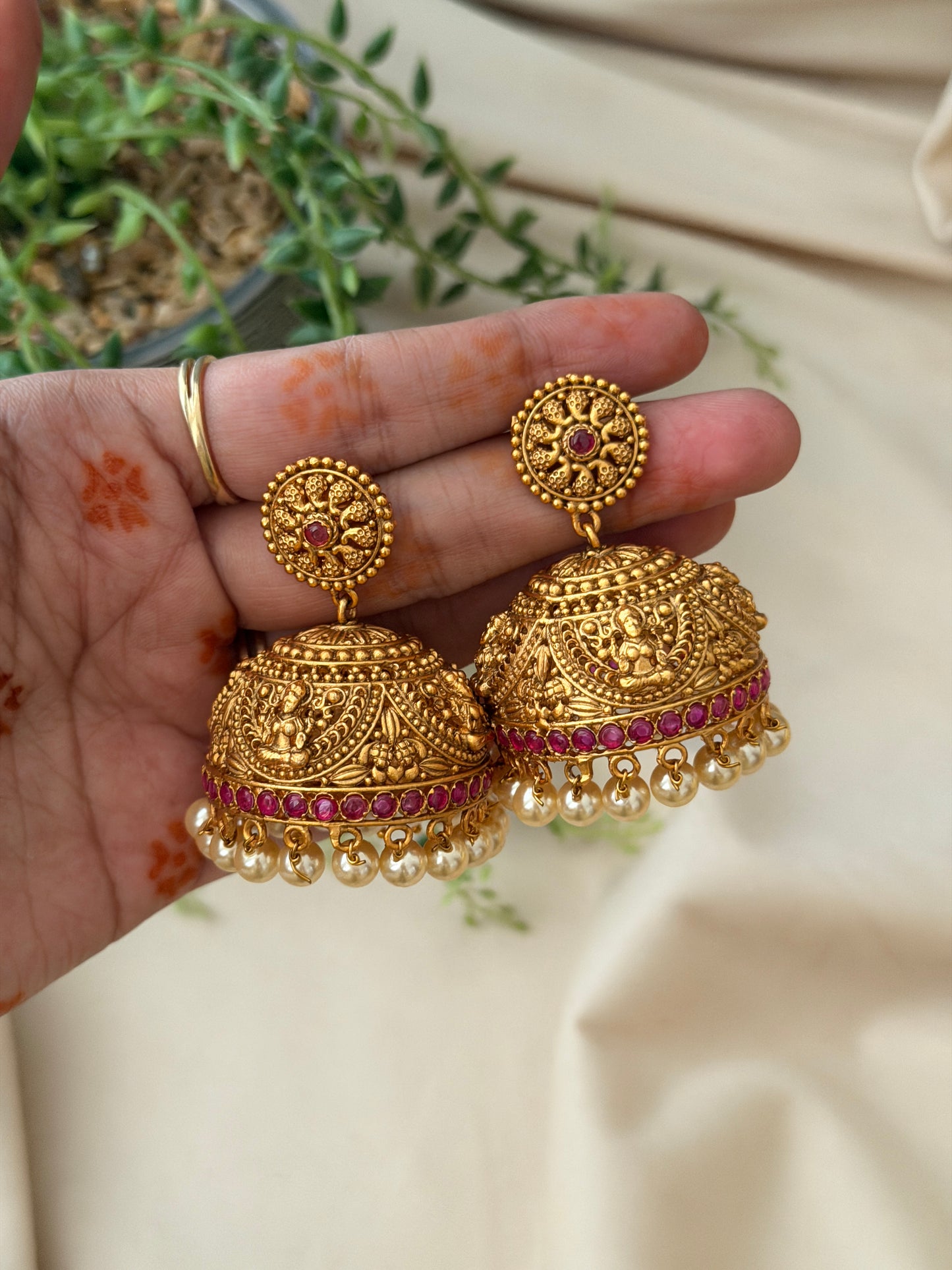 Sonakshi Bridal Jhumkas