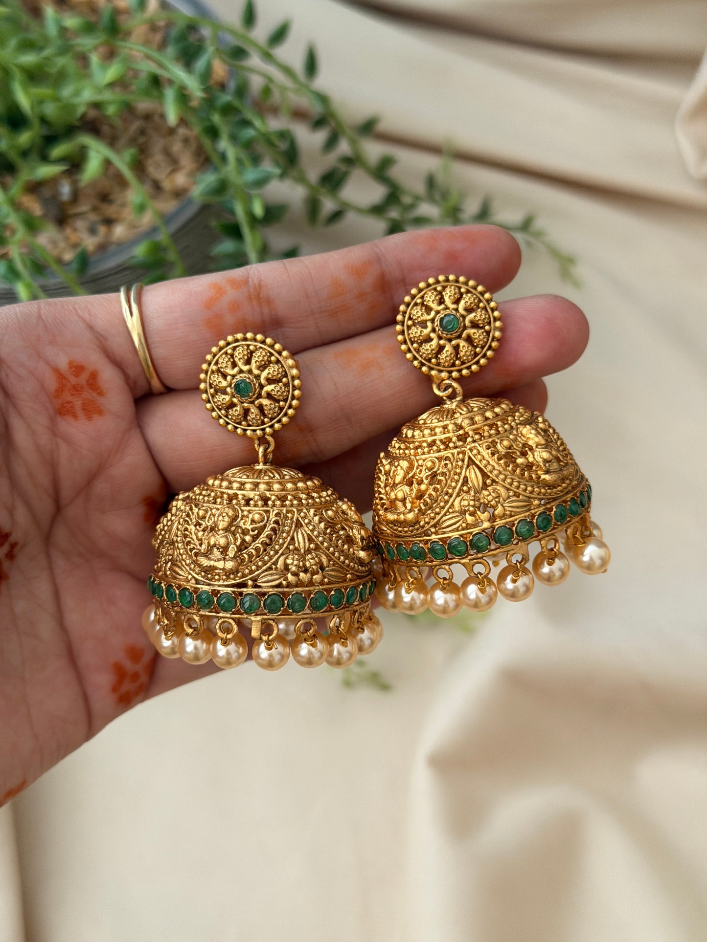 Sonakshi Bridal Jhumkas