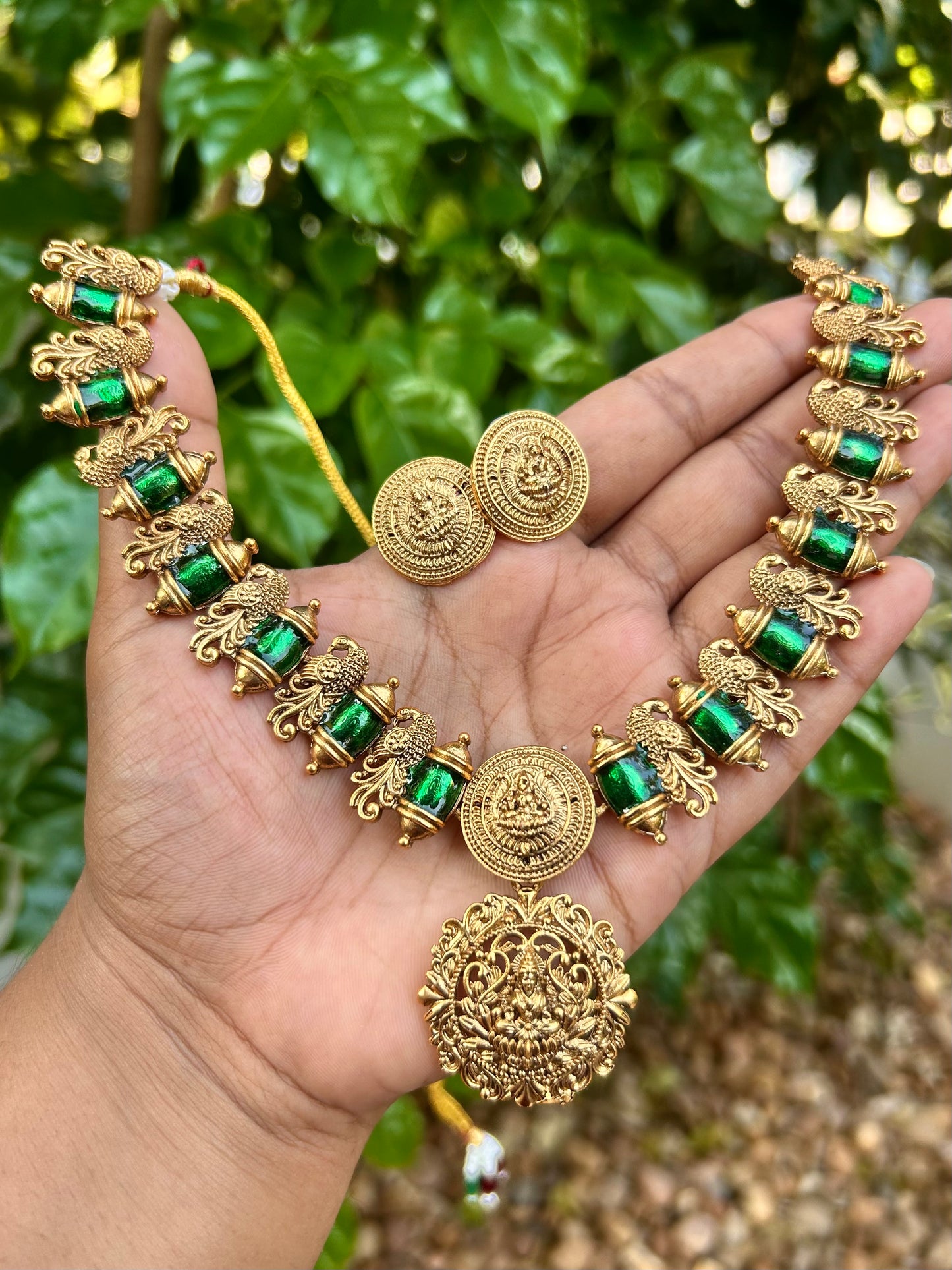 Mridhuna Enamel Necklace