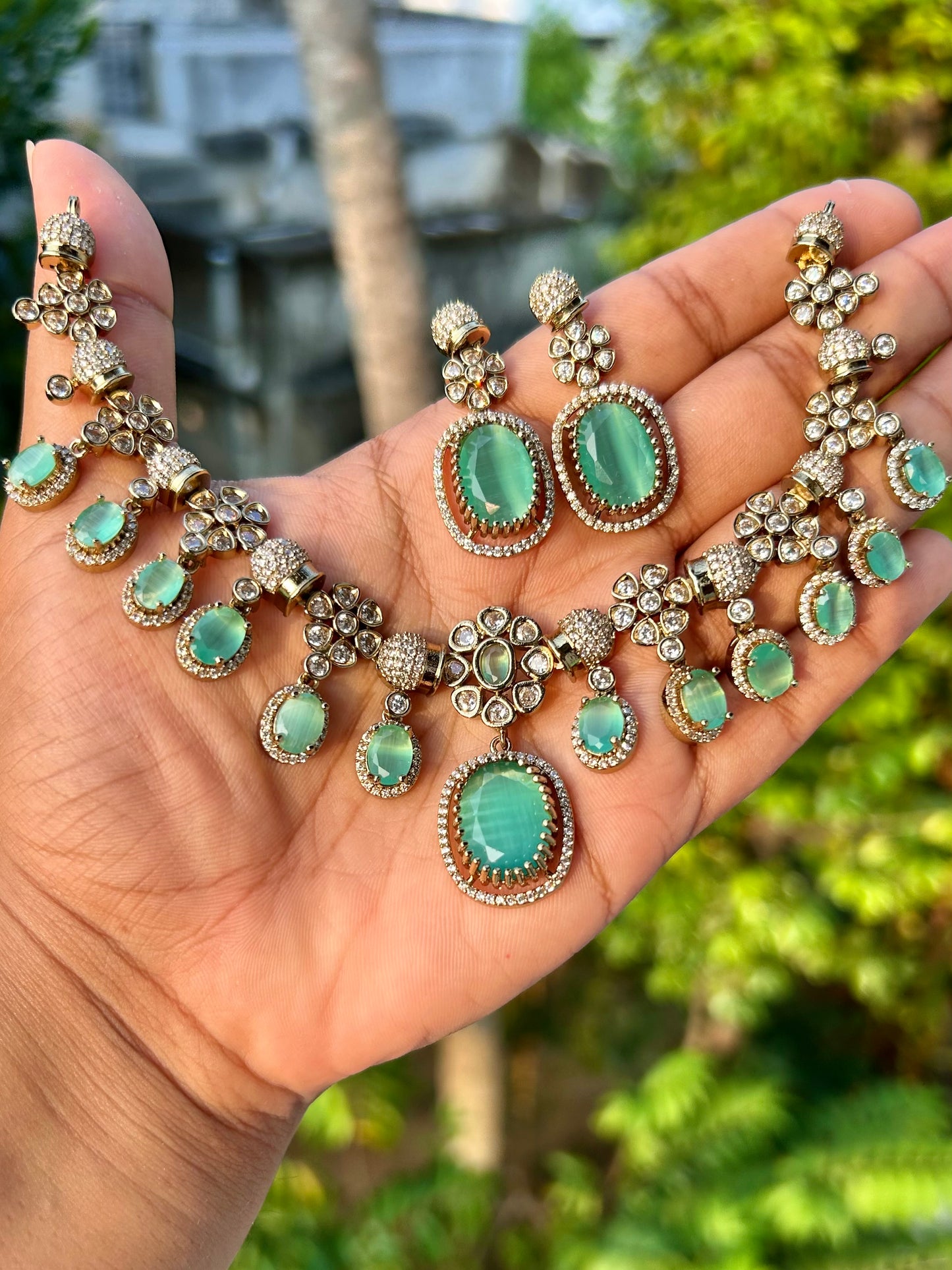Solar AD Drop Necklace