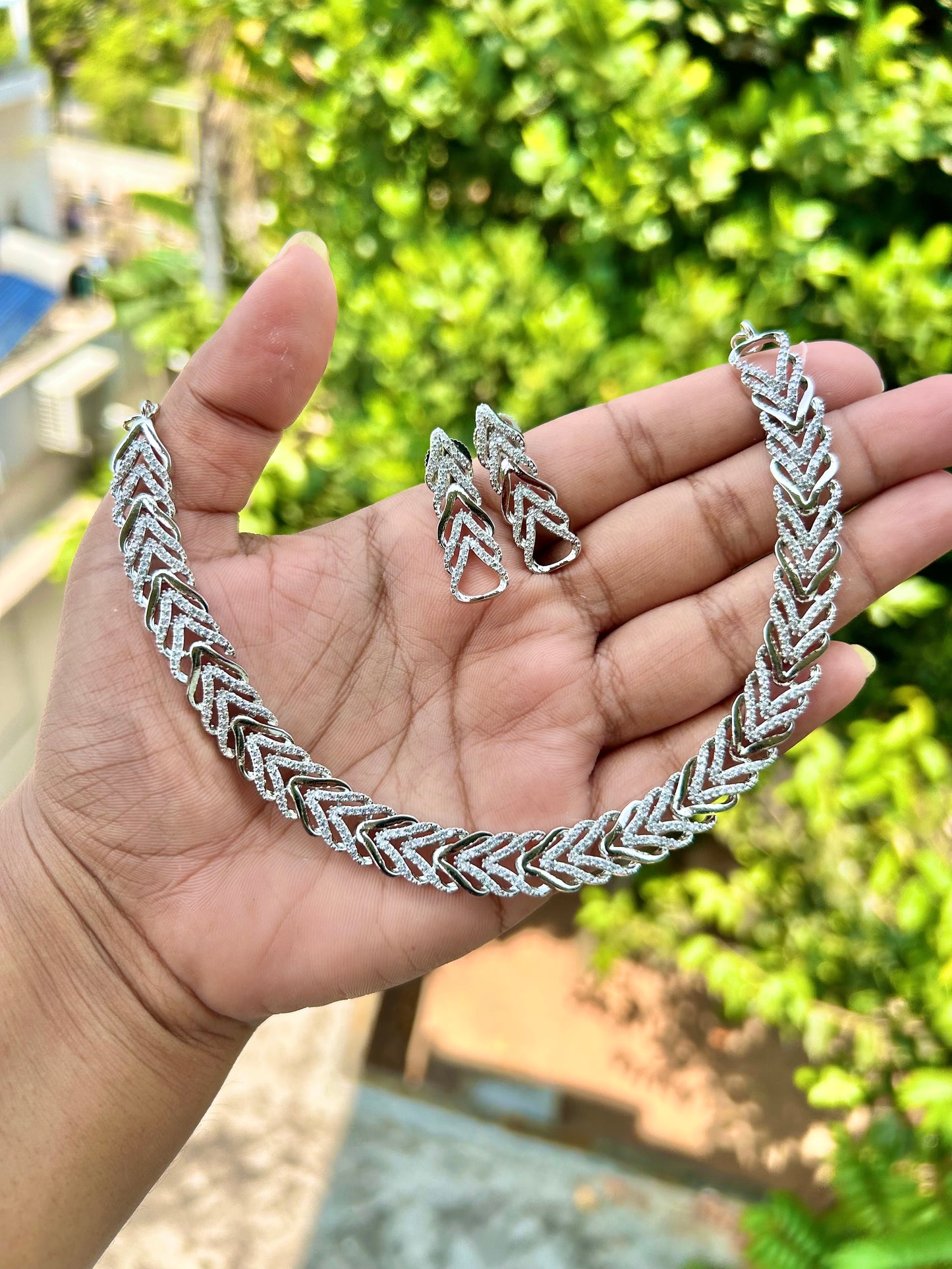Arrow Silver Necklace