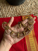 Avaneesh Antique gold necklace