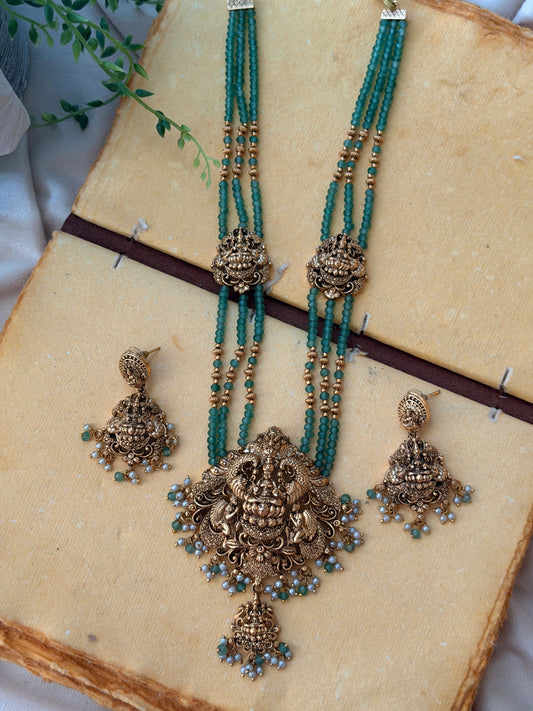 Pastel Devi Pendant Haaram set